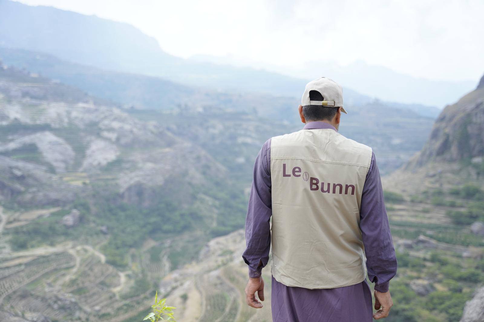 Terrasses de café dans les montagnes du Yémen